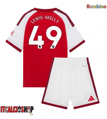 Arsenal Myles Lewis-Skelly #49 Prima Maglia Bambino 2026-27 Manica Corta (+ Pantaloni corti)